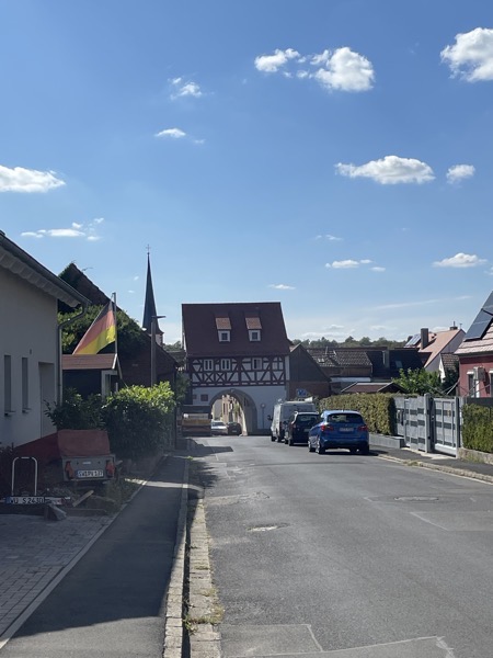 medieval town gate